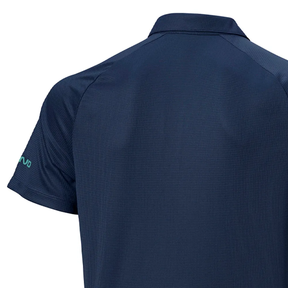 Mizuno Locked Polo Shirt - Navy Move Like You Mean It Christmas Eve Sale