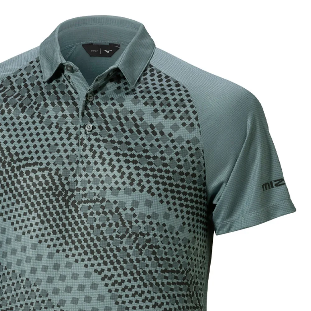 Game-Changer Footwear Built to Perform Mizuno Locked Polo Shirt - Stormy Weather
