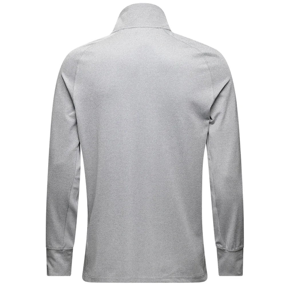 Loud Looks, Smooth Moves Mizuno Melange 1/4 Zip Pullover - Charcoal
