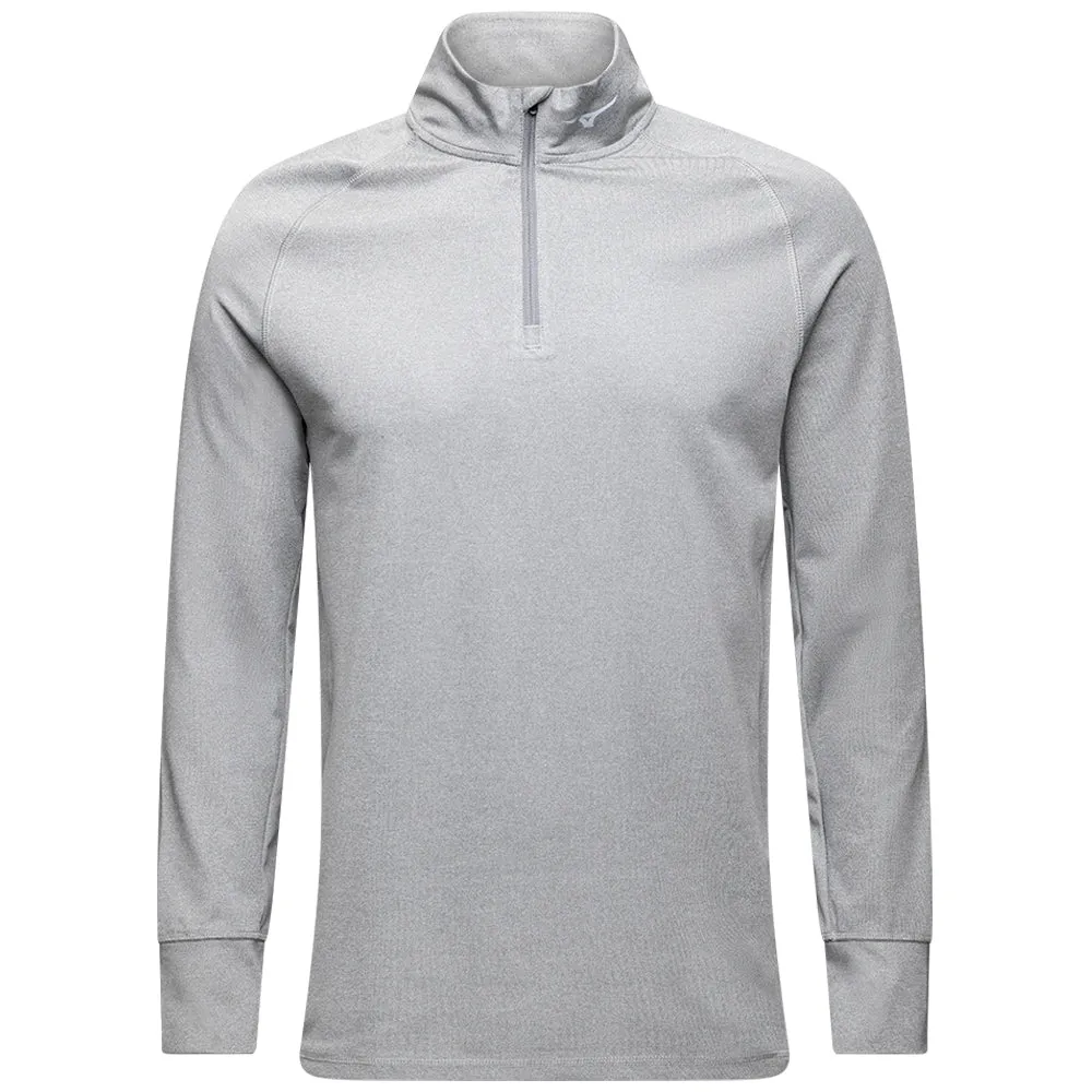 Mizuno Melange 1/4 Zip Pullover - Charcoal Deal Of The Century Independence Day Sale