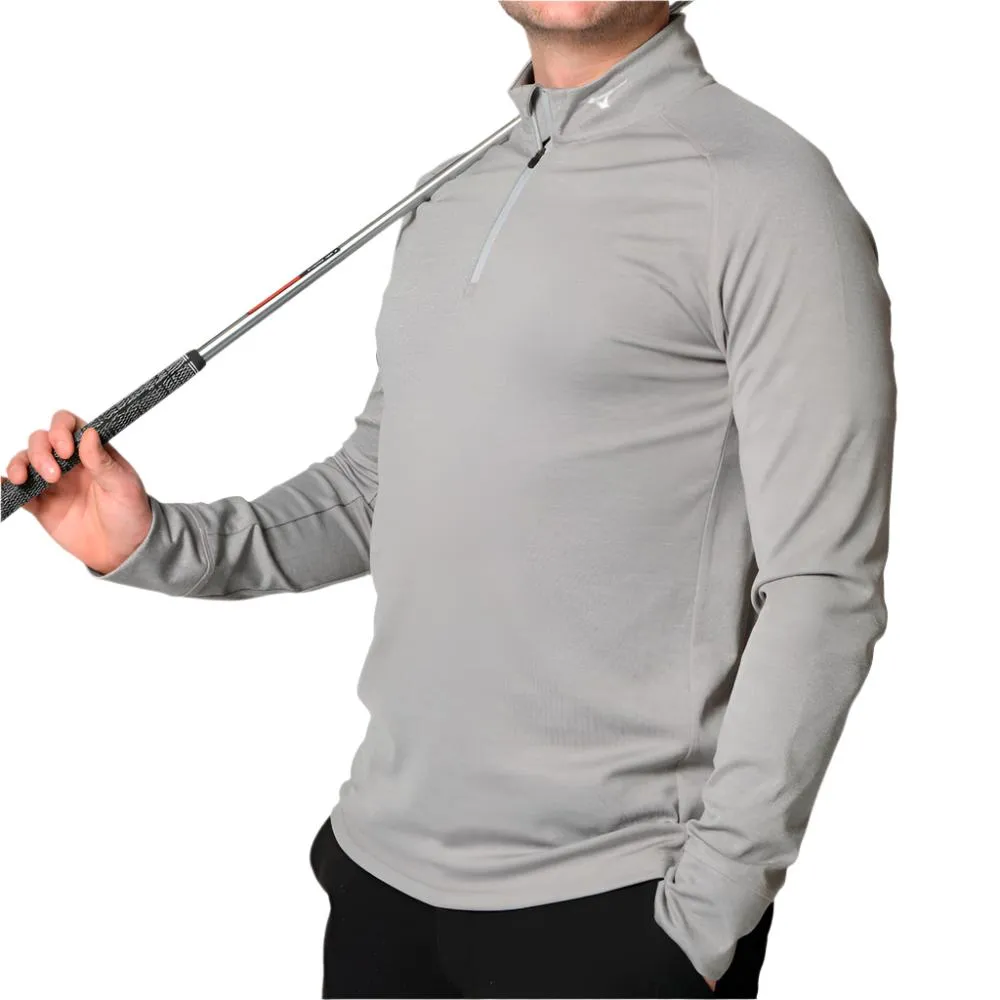 Built to Move You Mizuno Melange 1/4 Zip Pullover - Charcoal