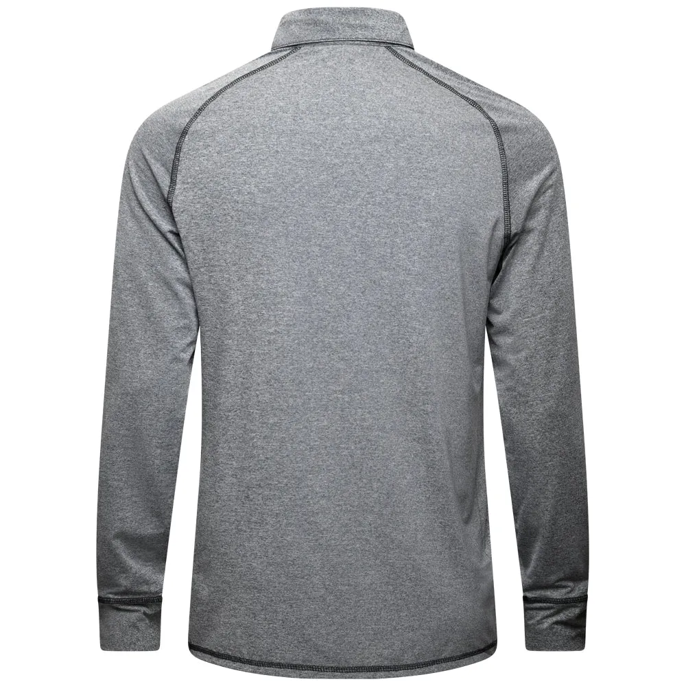 Mizuno Melange Longsleeve Polo Shirt - Black Halloween Sale Black Friday Sale