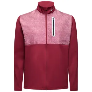 Mizuno Melange Reflect Jacket - Burgundy Feel the Energy Gear Up and Go