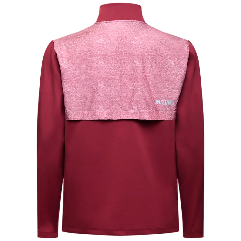 Gear Up and Go Biggest Sale of the Year Mizuno Melange Reflect Jacket - Burgundy