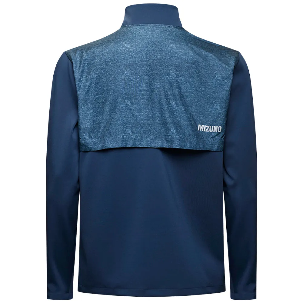 Mizuno Melange Reflect Jacket - Navy Built to Move You