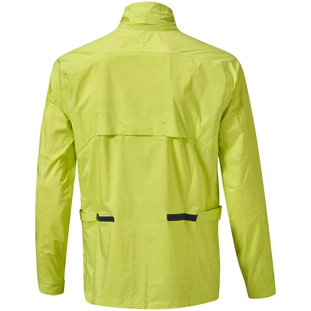 Mizuno Nexlite Flex Waterproof Jacket - Lime Yellow Keep Going Strong