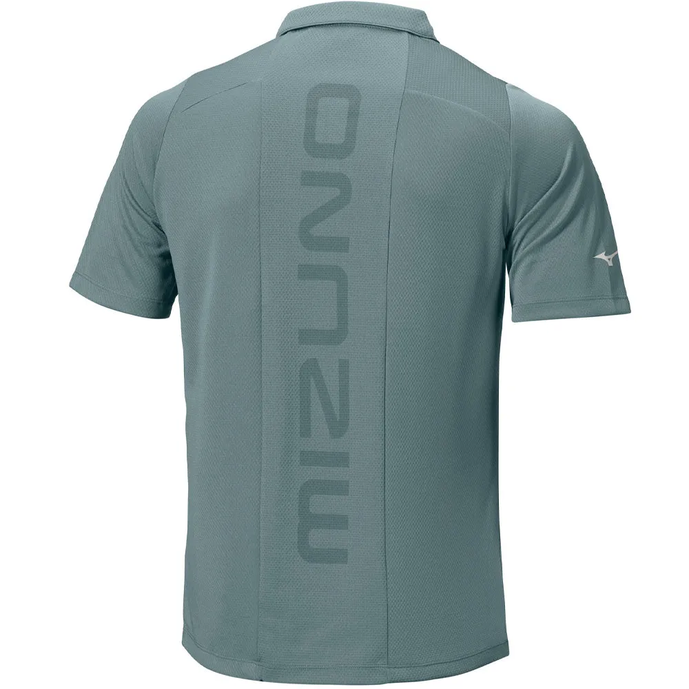 Built to Perform Black Friday Sale Mizuno Tech Polo Shirt - Stormy Weather