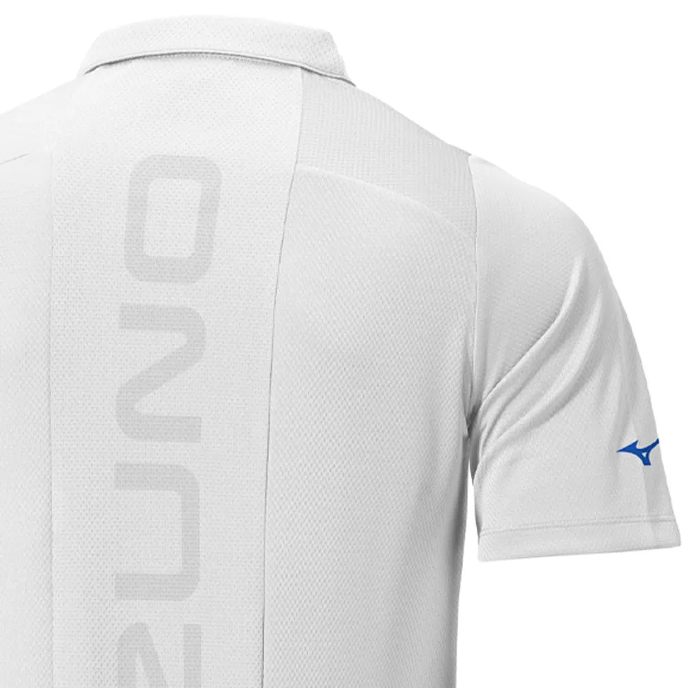 Back To School Sale Stride with Confidence Mizuno Tech Polo Shirt - White