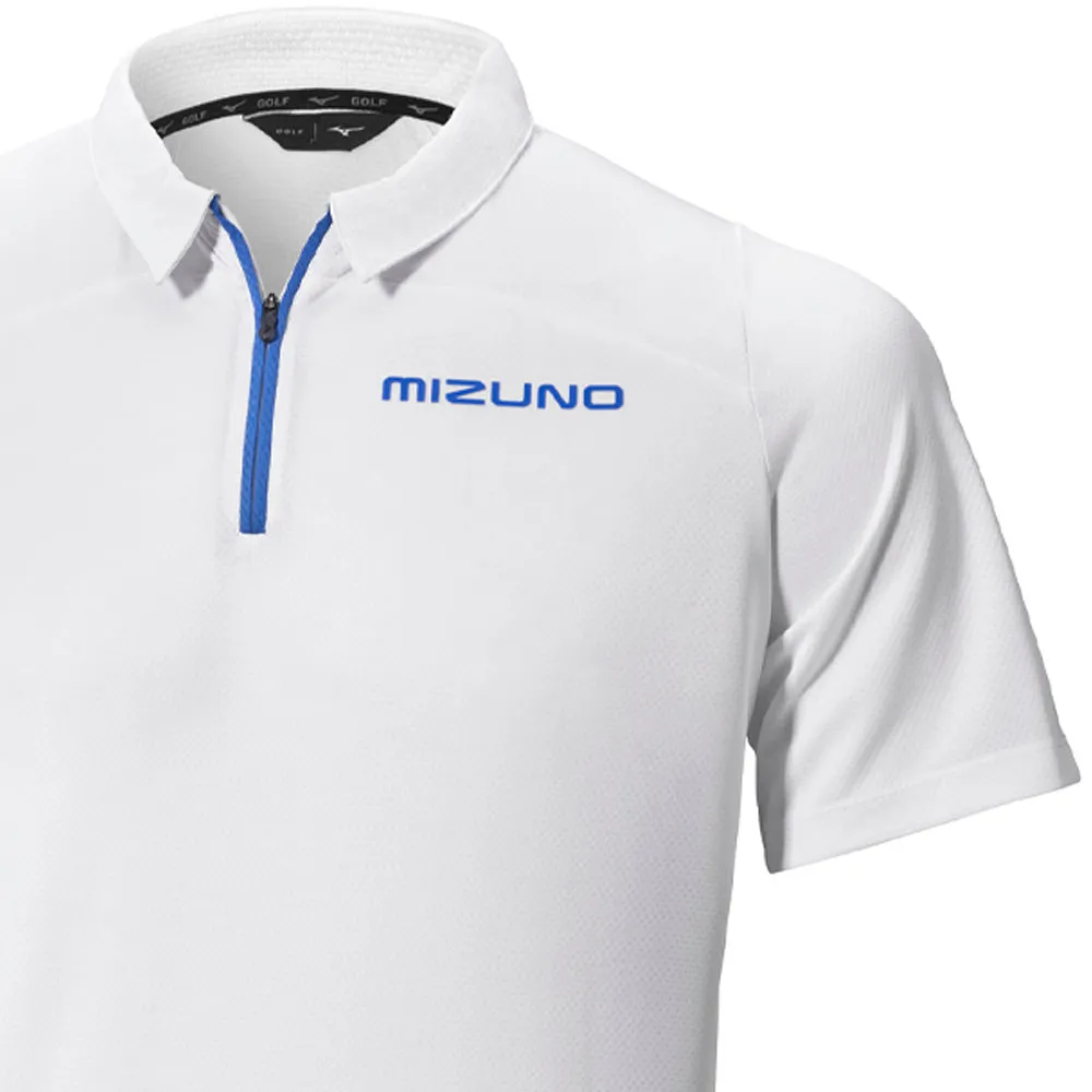 Mizuno Tech Polo Shirt - White Gear Up and Go Great Value