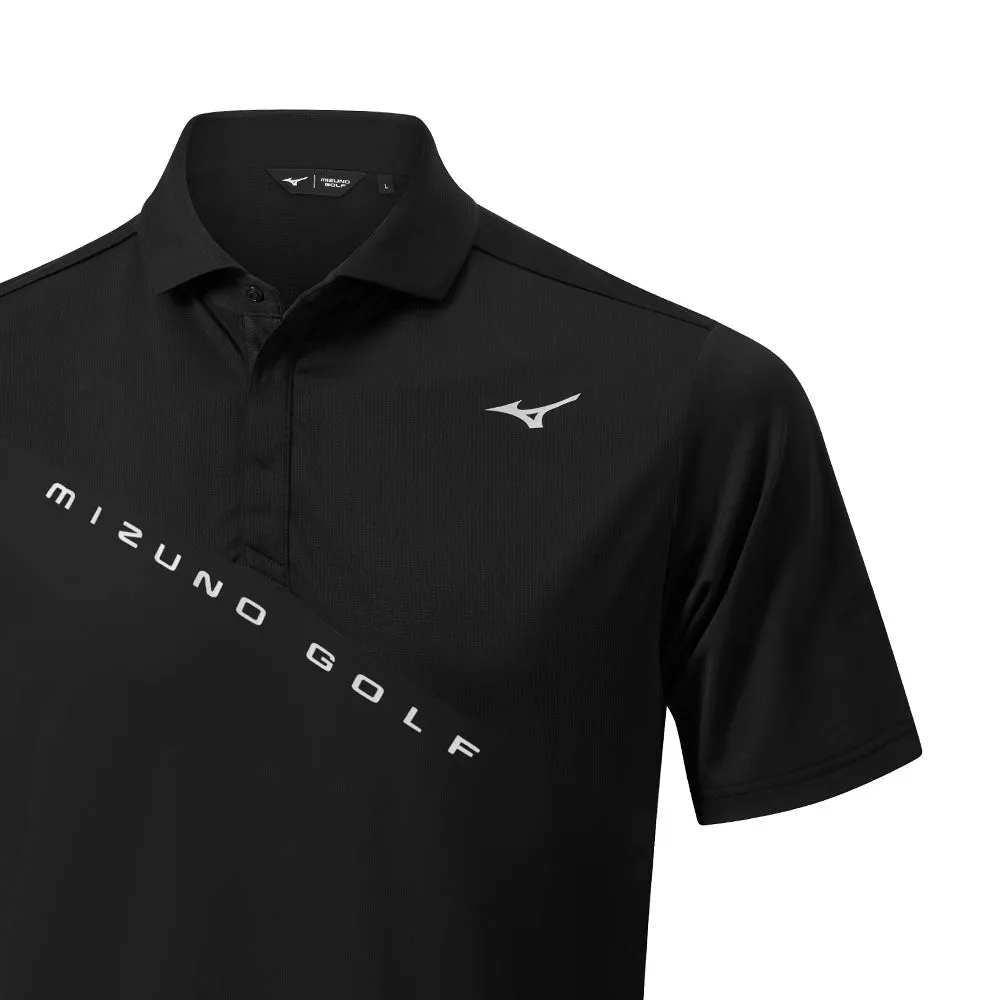 Cyber Monday Sale Feel the Energy Mizuno Trace Polo Shirt - Black