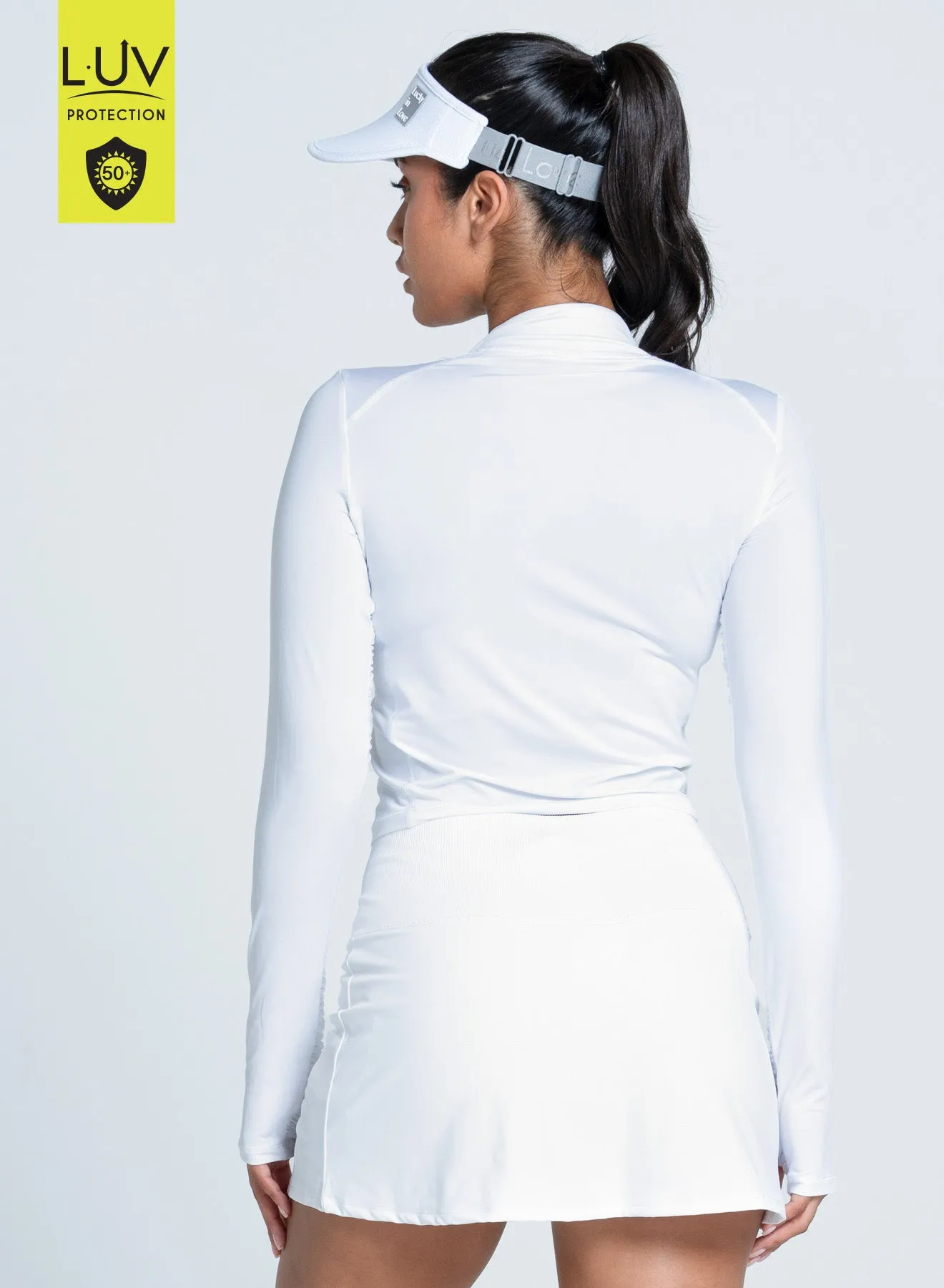 Black Friday Deal Own the Vibe Mock Neck Hip Fit Long Sleeve