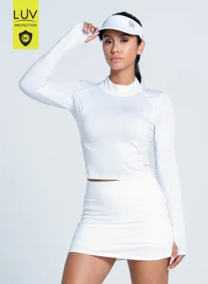 Define Your Own Way Mock Neck Hip Fit Long Sleeve
