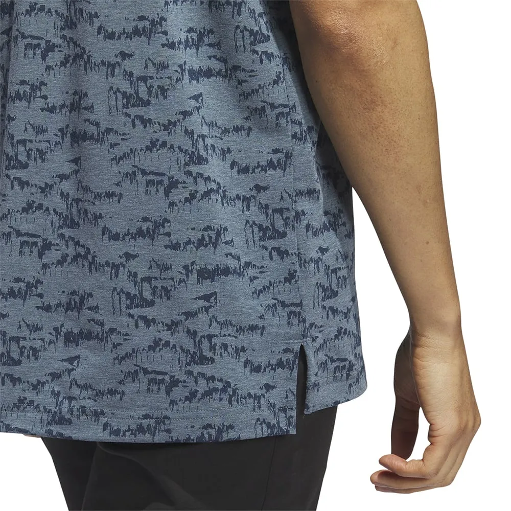 Adidas Go-To Print Polo Shirt - Arctic Night Made to Move