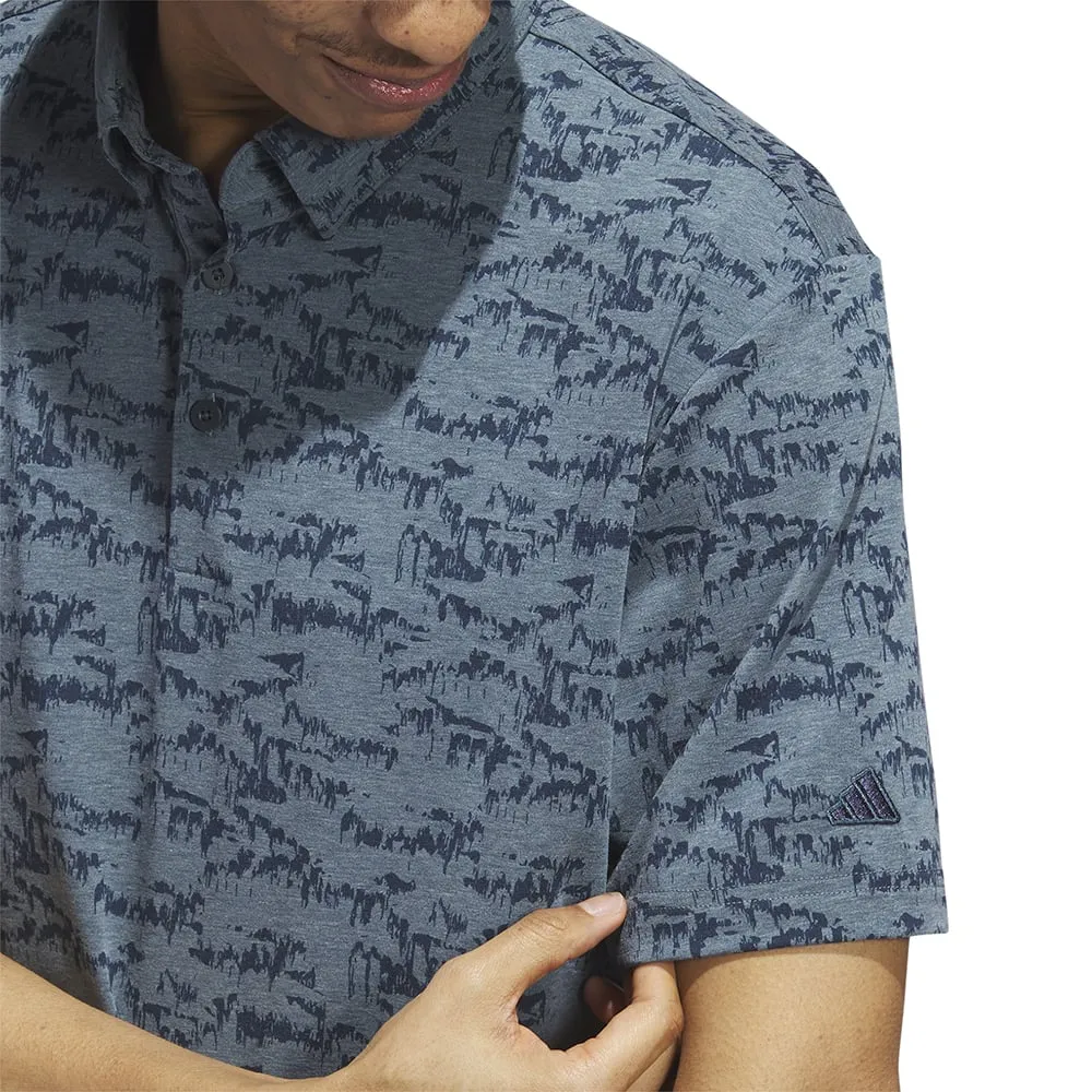 Adidas Go-To Print Polo Shirt - Arctic Night No Limits, Just Style