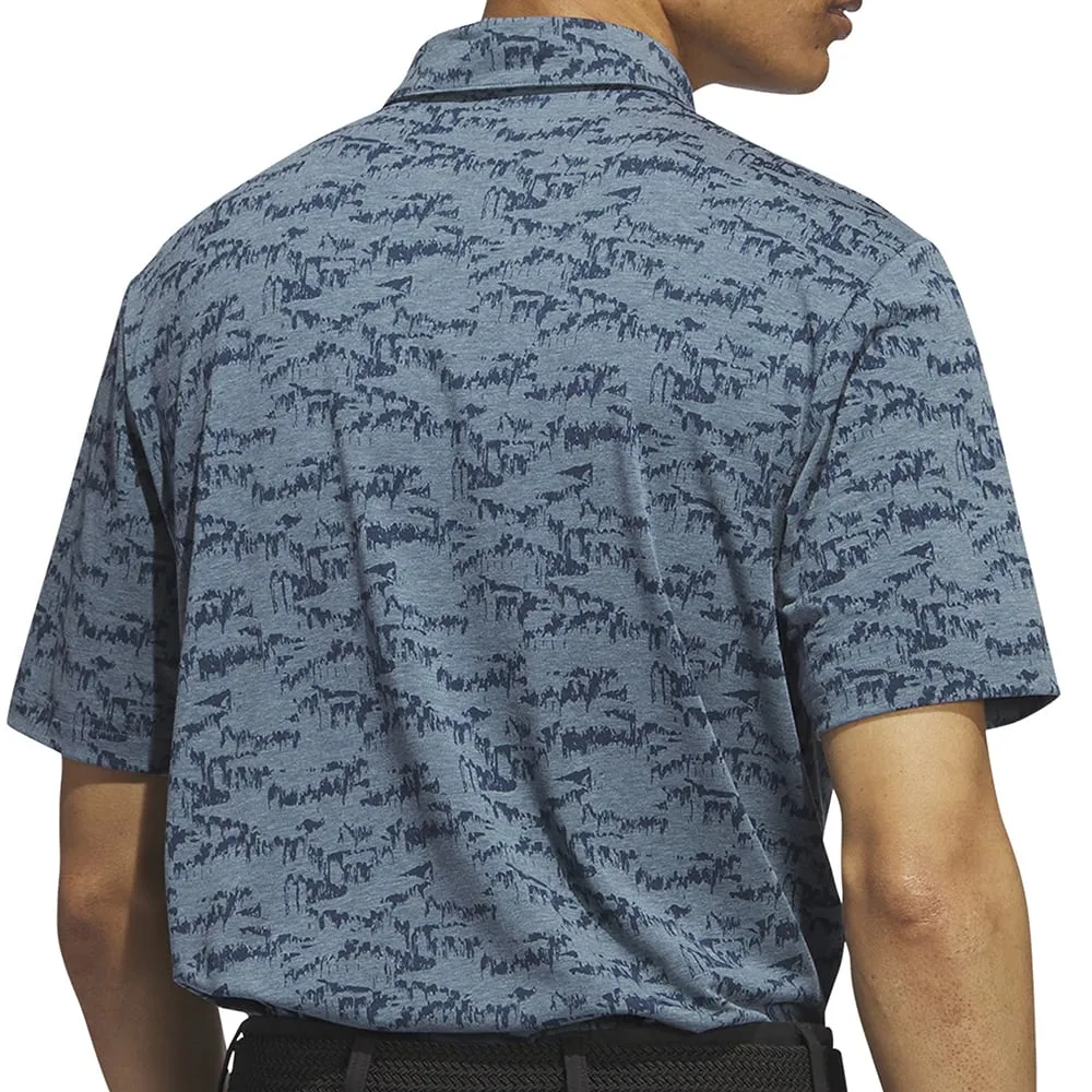 Adidas Go-To Print Polo Shirt - Arctic Night Style Meets Power