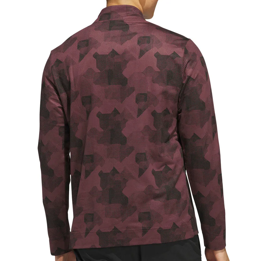 Adidas Go-To Printed 1/4 Zip Pullover - Aurora Ruby Dress from the Feet Up