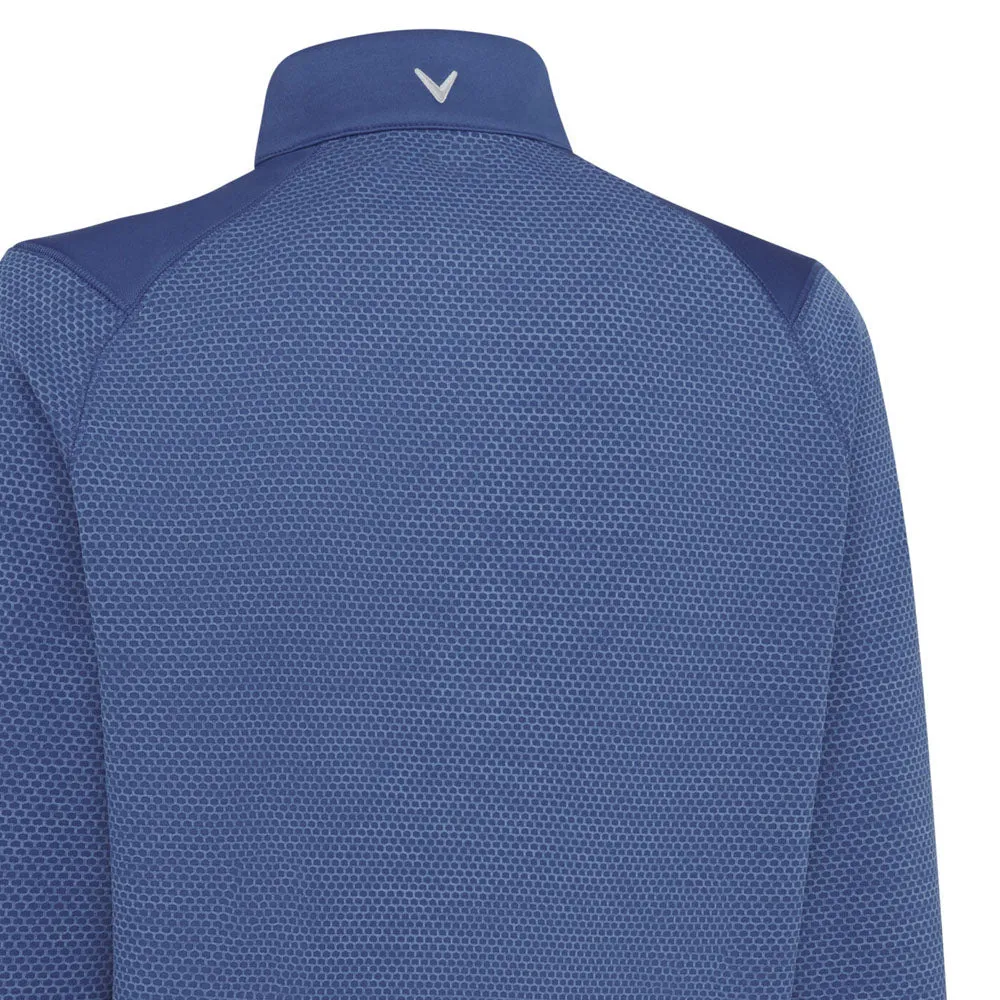 Dare to Lead Biggest Sale of the Year Callaway 1/4 Zip Hex Fleece - Med Galaxy Heather