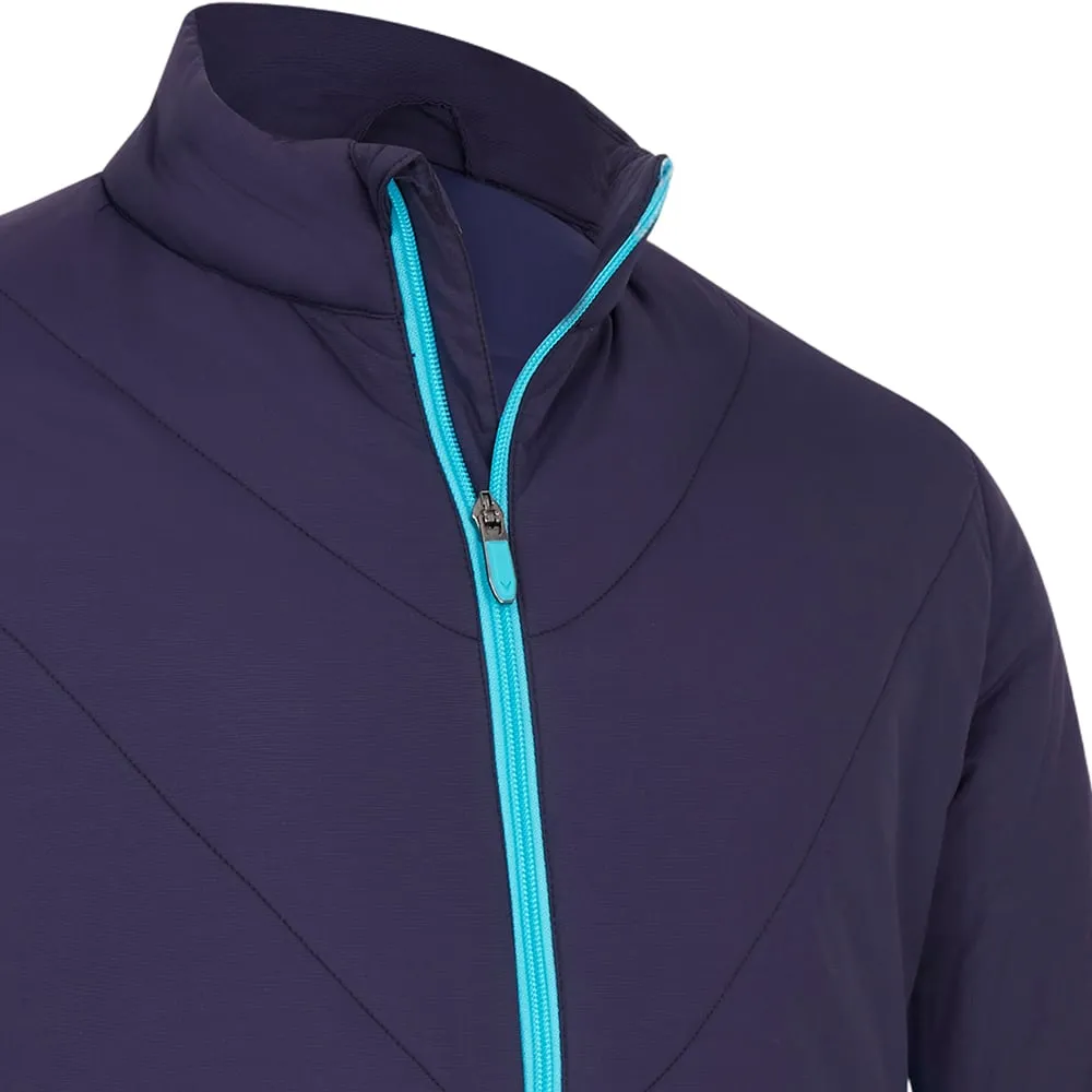 Autumn Sale Callaway Mixed Media Insulated Jacket - Peacoat