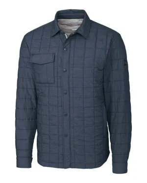 Cutter & Buck - Men'S Rainier Primaloft Eco Shirt Jacket Black Friday Deal Unleash Your Power