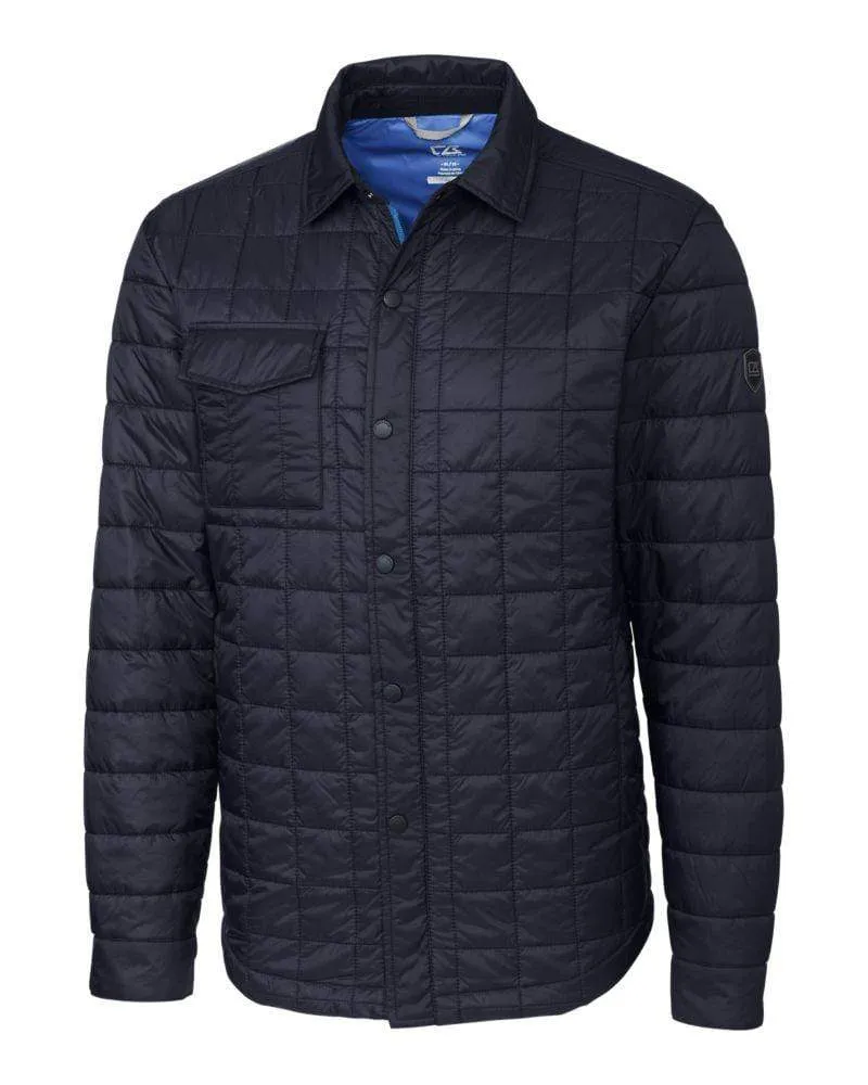 Cutter & Buck - Men'S Rainier Primaloft Eco Shirt Jacket Walk Loud