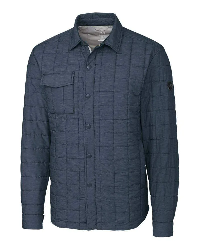 Cutter & Buck - Men'S Rainier Primaloft Eco Shirt Jacket Black Friday Deal Unleash Your Power