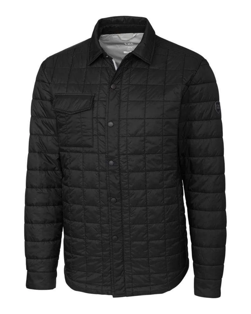 Break Boundaries Valentine's Day Sale Cutter & Buck - Men'S Rainier Primaloft Eco Shirt Jacket