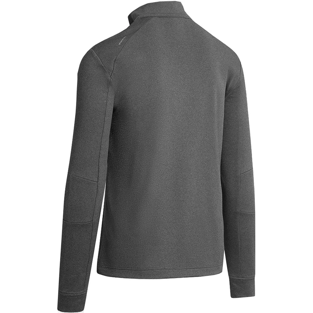 Easter Sale Callaway Pierced Waffle 1/4 Zip Pullover - Castlerock Heather