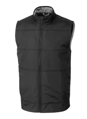 Economical Christmas Eve Sale Cutter & Buck - Men'S Stealth Hybrid Quilted Windbreaker Vest