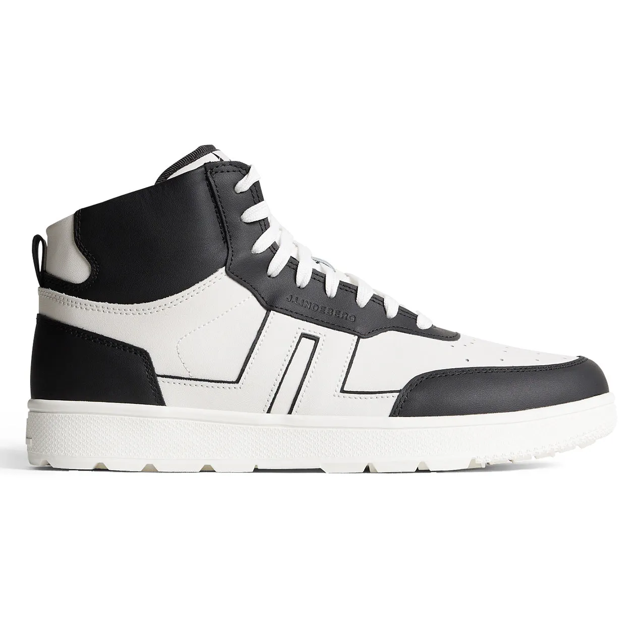 J.Lindeberg Ace High-Top Golf Sneaker - Black Chase What Moves You Winter Sale