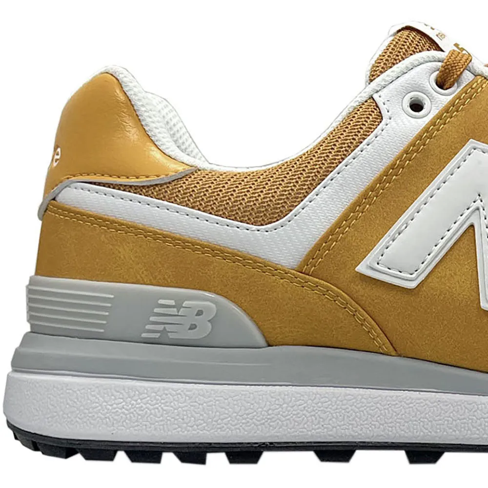 Define Your Own Way New Balance 574 Greens V2 Spikeless Waterproof Shoes - Wheat