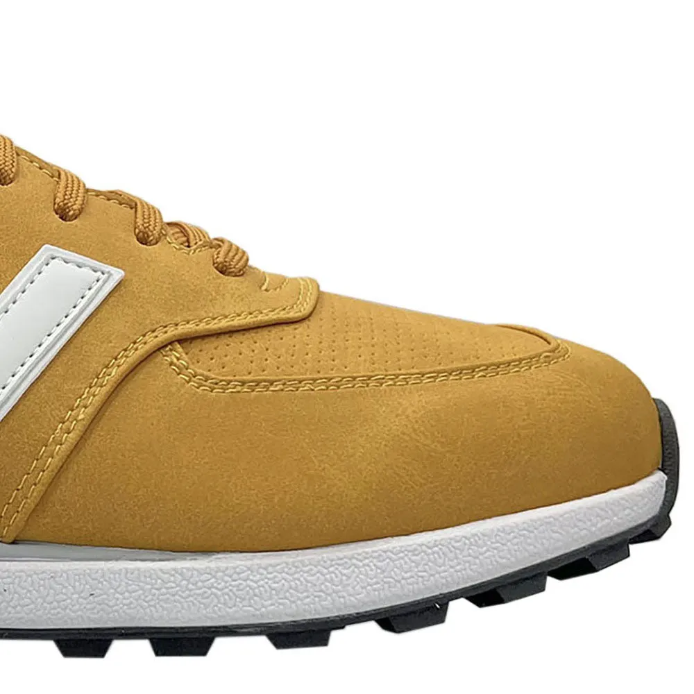 Autumn Sale New Balance 574 Greens V2 Spikeless Waterproof Shoes - Wheat