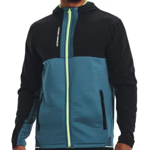 Under Armour Storm Daytona Full Zip Hoodie - Black/Static Blue Own the Moment Born to Stand Out