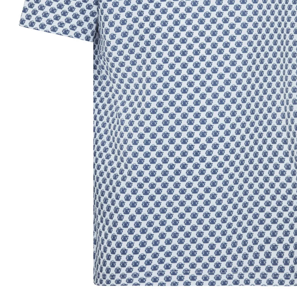 Be Unstoppable Move Beyond Ordinary Callaway View Master Polo Shirt - Galaxy Blue