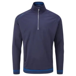 Oscar Jacobson Ramsey 1/2 Zip Windproof Jacket - Navy Special Offer