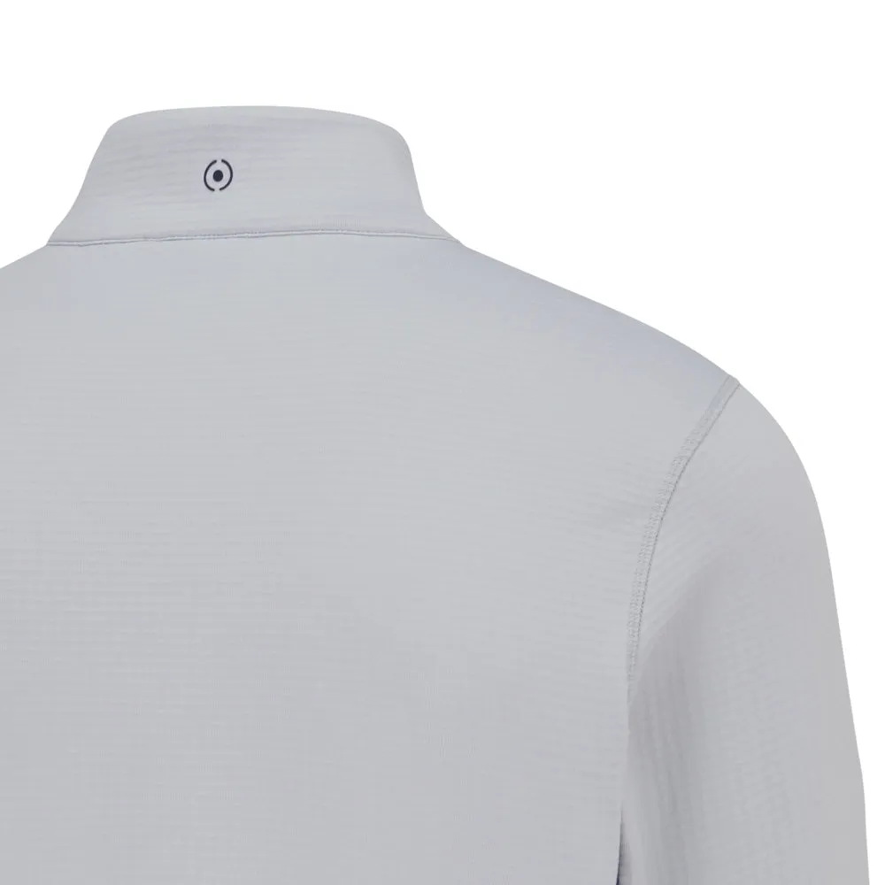 Built for the Bold Stride with Confidence Ping Rhodri Mid-Layer 1/2 Zip Pullover  - Silver/Navy