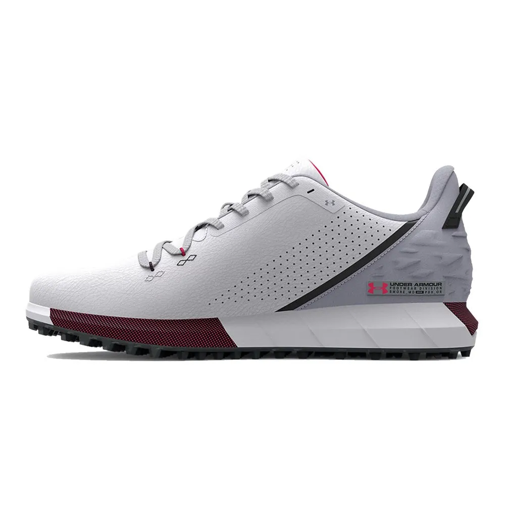 Under Armour Hovr Drive Spikeless Wide (E) Golf Shoes - White/Mod Grey Cyber Monday Sale Fearlessly You