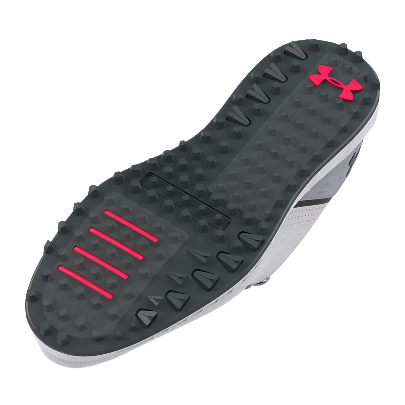 Under Armour Hovr Drive Spikeless Wide (E) Golf Shoes - White/Mod Grey Rule the Streets Easter Sale