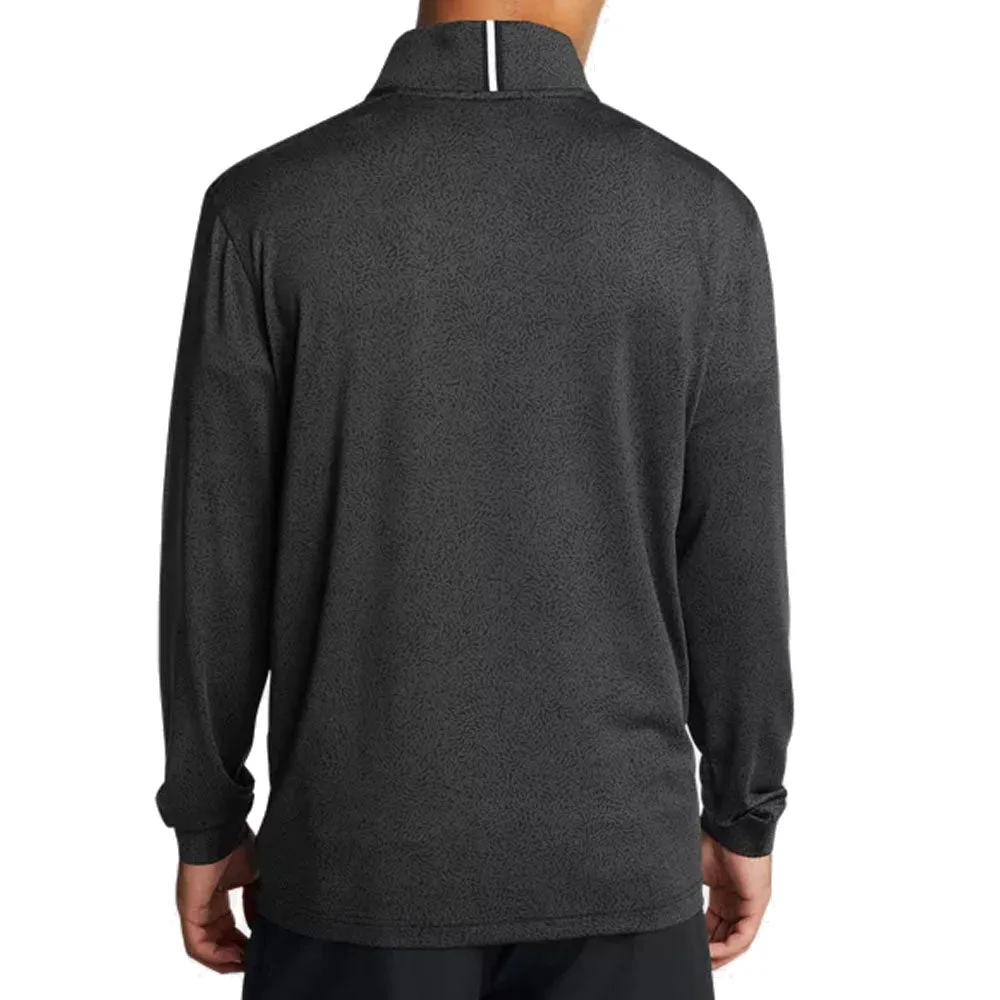 Style Meets Power Walk Tall Under Armour Playoff Printed 1/4 Zip Sweater - Black