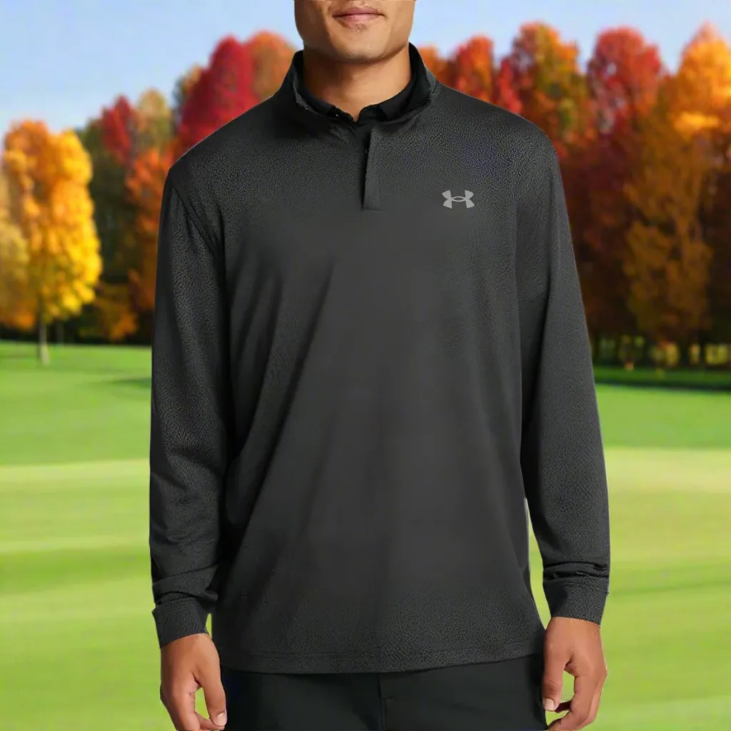 Under Armour Playoff Printed 1/4 Zip Sweater - Black Not for the Ordinary