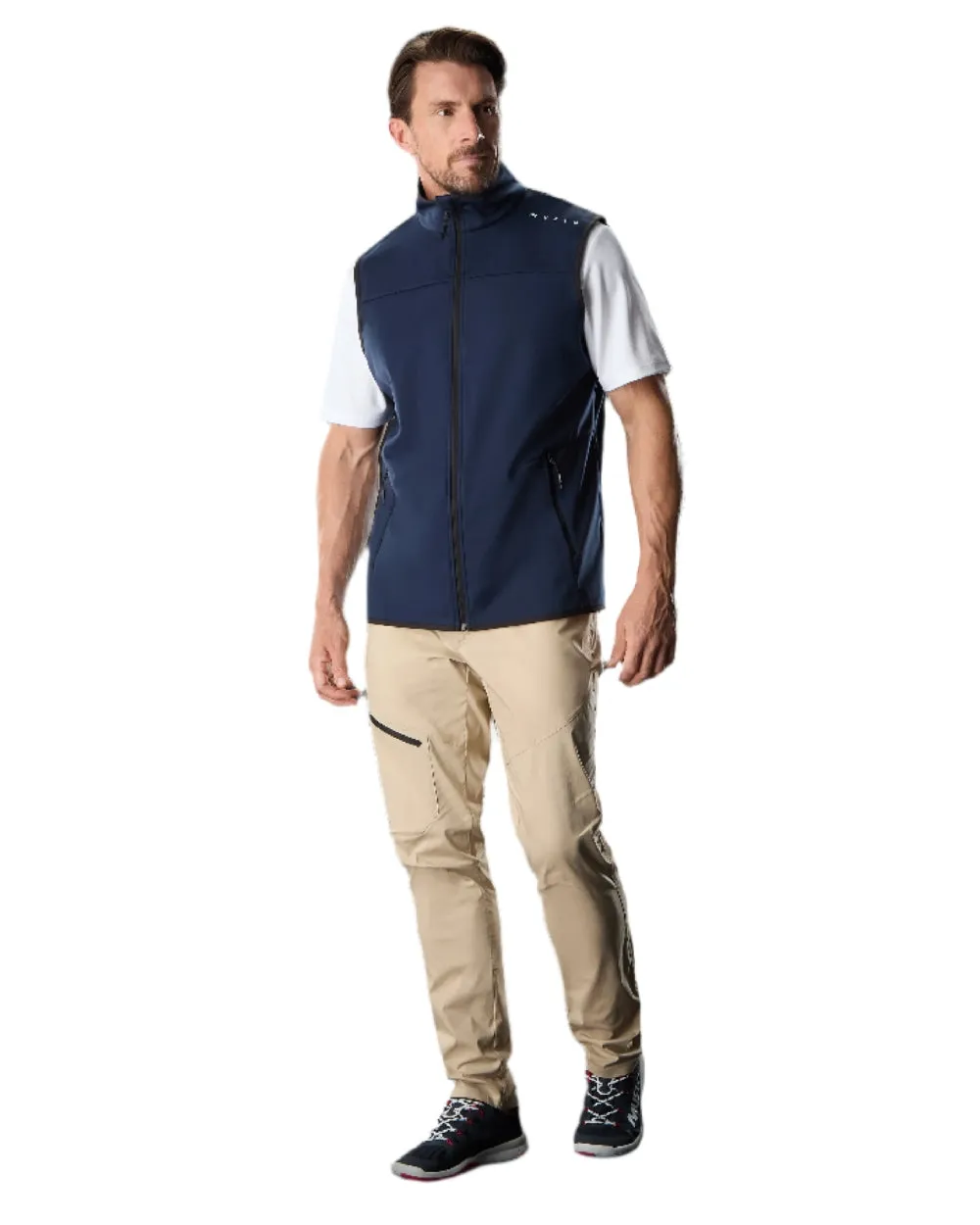 Musto Evo Crew Softshell Vest Brushed Cotton Shirts Men