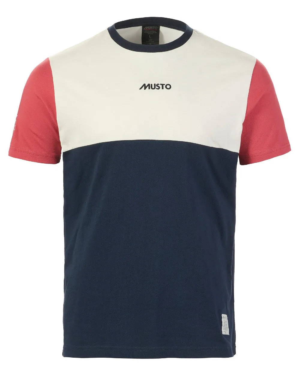Musto Mens 64 Short Sleeve T-Shirt Sailing Logo T-shirts