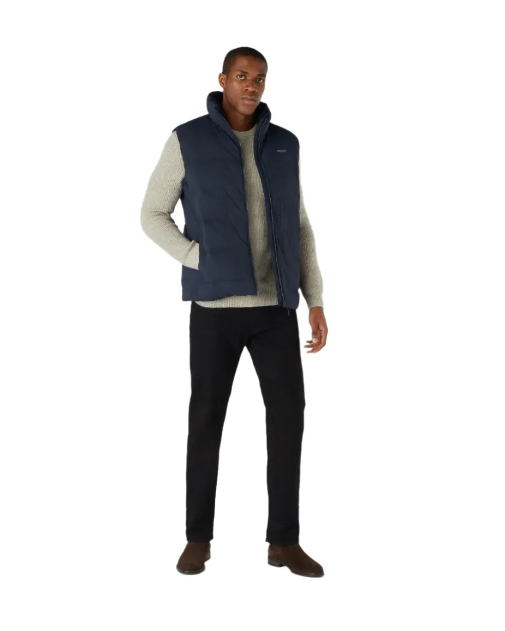 Musto Mens Active Puffer Vest Long Sleeve Cotton Shirts