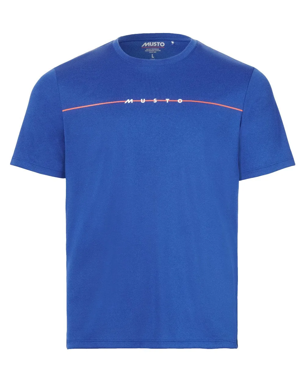 Musto Mens Evo Sunblock Graphic Short Sleeve T-Shirt Cotton Crew Neck Tees Men