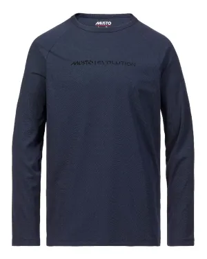 Musto Mens Evolution Newport OSM EDYE Long Sleeve T-Shirt Cotton Crew Sweatshirts