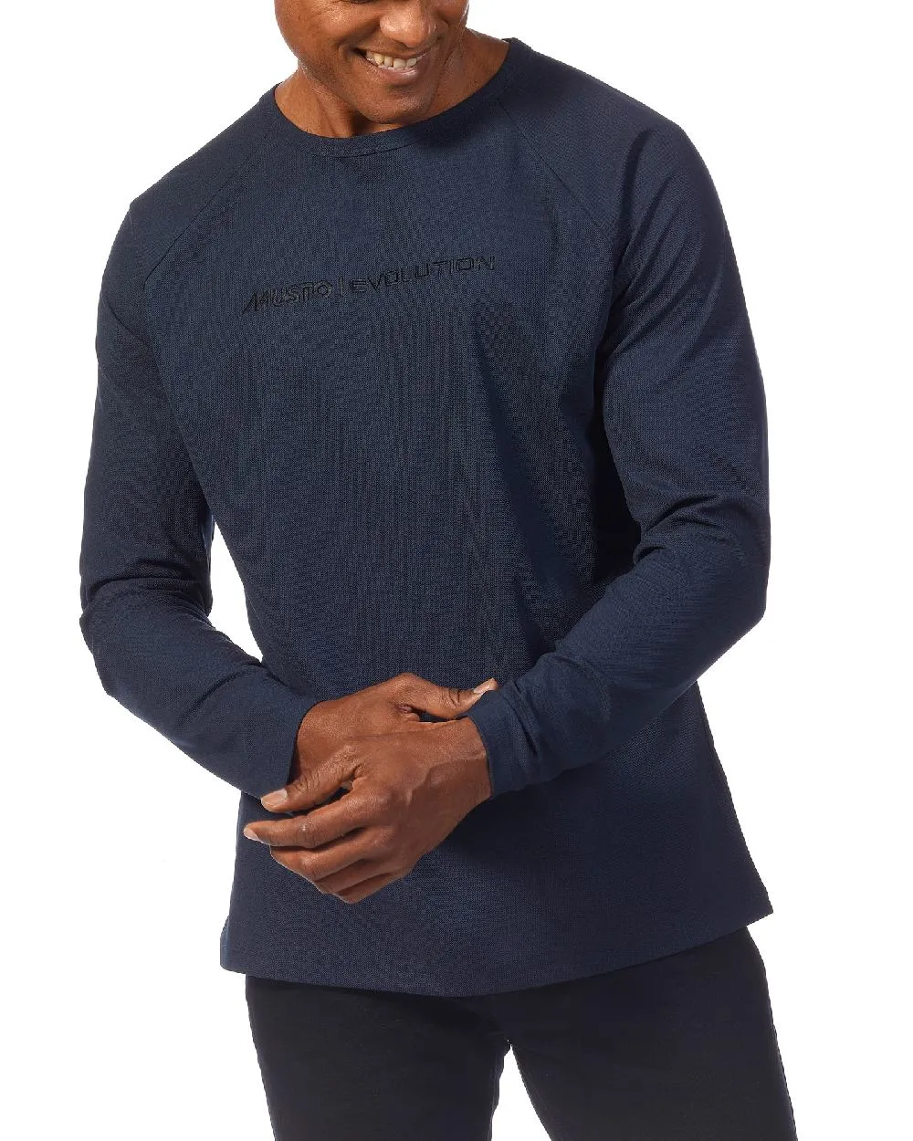 Musto Mens Evolution Newport OSM EDYE Long Sleeve T-Shirt Warm Sweatshirts for Men