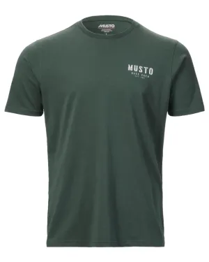 Musto Mens Heritage Short Sleeve T-Shirt Cotton Crew Neck Tees Men