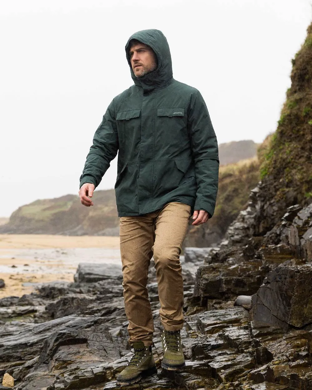 Musto Mens Insulated Rain Jacket Men's Waterproof Jackets