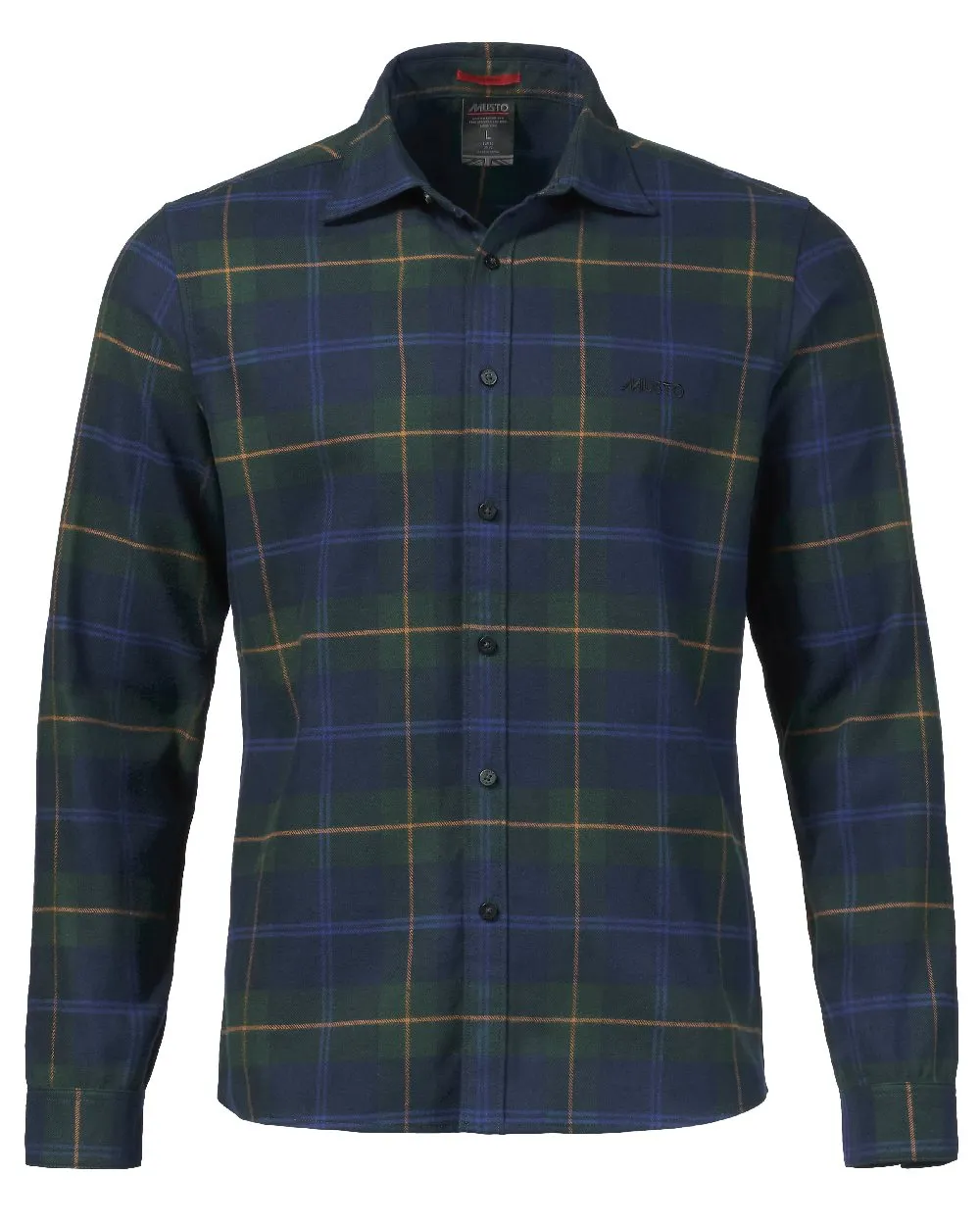 Musto Mens Long Sleeve Plaid Shirts Musto Sport Shirts