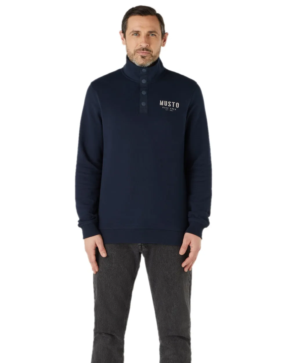 Musto Mens Marina Half Snap Sweater 2.0 Warm Sweatshirts for Men