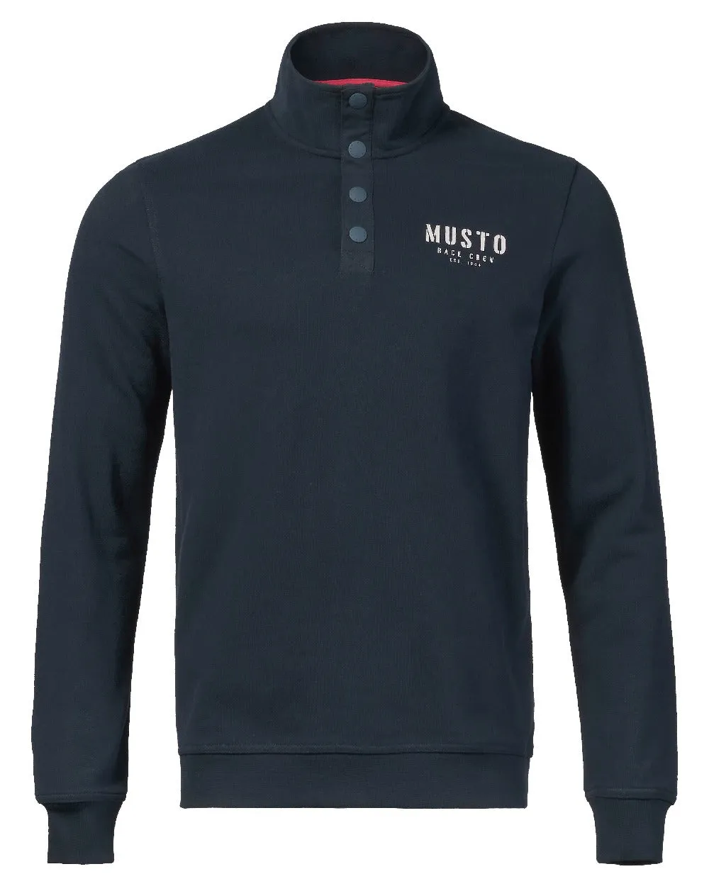 Musto Mens Marina Half Snap Sweater 2.0 Cotton Crew Sweatshirts